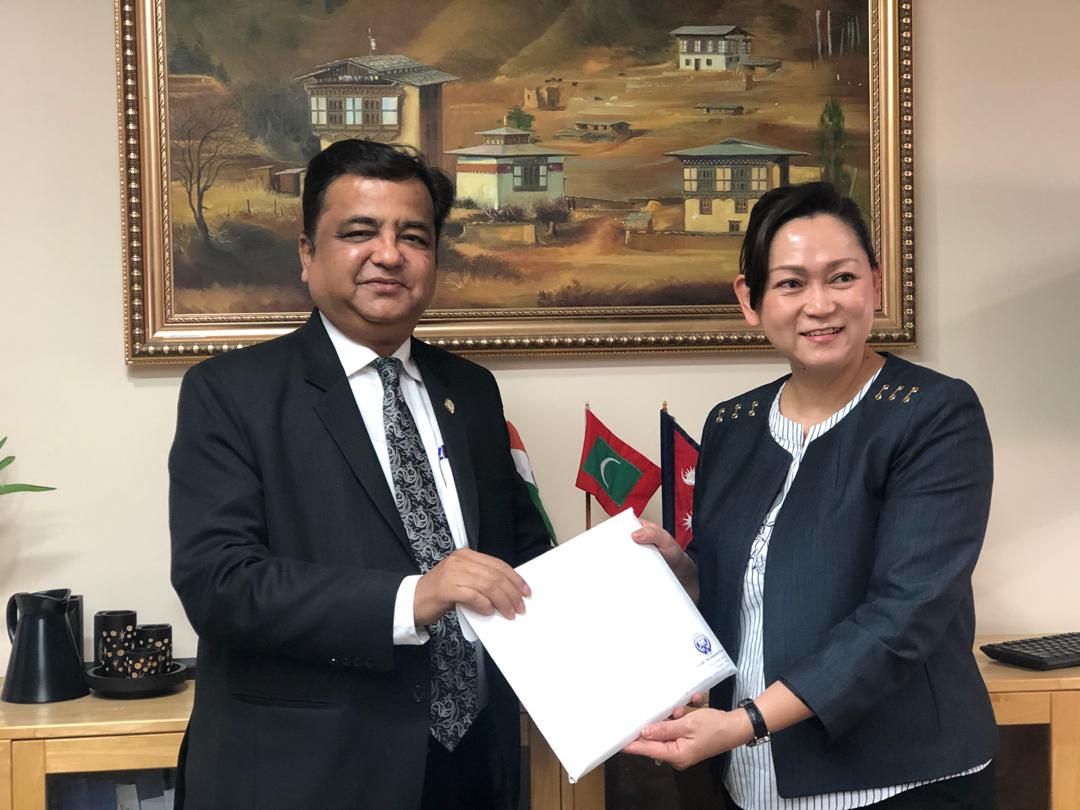 Exploring ICT-driven projects in SAARC Members States with Ms Jennifer Ooi, Country Manager, Dell Technologies Asia Emerging Markets and Mr Nirpa R Rai from NGN technology in Bhutan