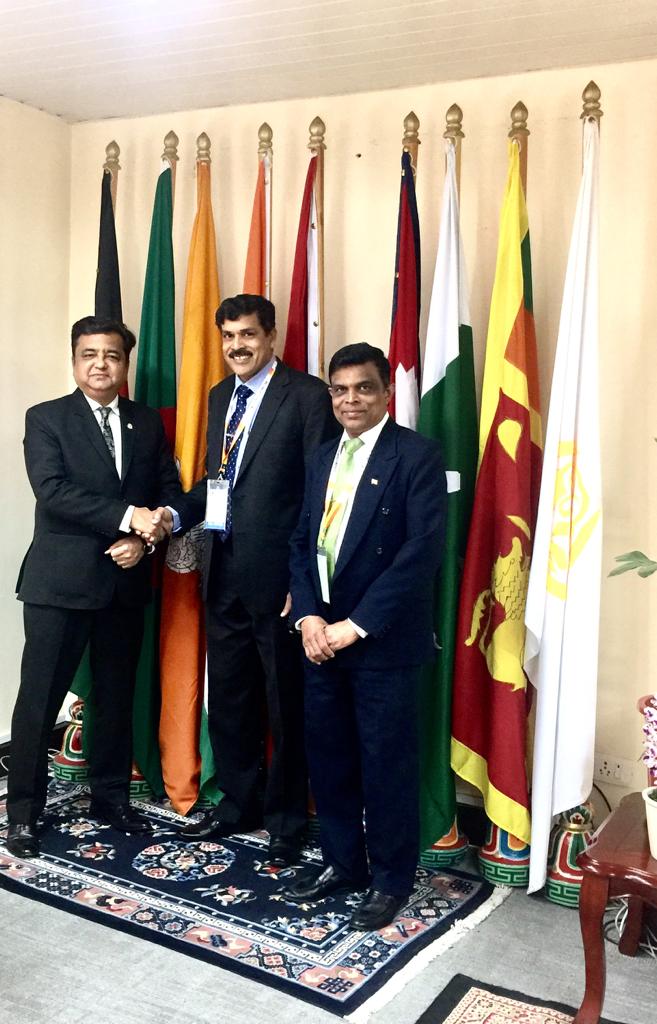 Welcome to Secretary of Tourism and Wildlife Ministry, Sri Lanka, Mr S. Hettiarachchi who visited the SAARC Development Fund Secretariat today. SDF is committed to work with partners in the region to accelerate economic growth and alleviate poverty in all the SAARC Member States.